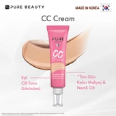 Pure Beauty, CC Krem, SPF50, PA++++, Natural - 30 ml, 2'li Set  (Yeni Ürün 4+) thumbnail 3