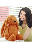 Ayıcı Oyuncak Özgüner Uyku Arkadaşım Tavşan 45 Cm Peluş Tavşan Kahvrengi thumbnail 1