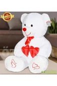 Ayıcı Oyuncak Sevgi Dolu 130 cm Peluş Ayı – Çift Kalp ile Aşkınızı İfade Edin thumbnail 6