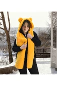 Özgüner Oyuncak Pabtex Kapüşonlu Peluş Bere Atkı Welsoft Yumuşak Kumaş Sıcacık thumbnail 4