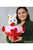 Özgüner Oyuncak Sevimli Peluş Tavşanla Sevgi Buketi – Aşkınızı Tatlı Bir Şekilde İfade Edin thumbnail 7