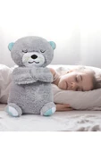Ayıcı Oyuncak Nefes Alıp Pelüş Oyuncak Veren Uyku Arkadaşı Su Samuru, Bebek Rahatlatıcı Oyuncak thumbnail 2