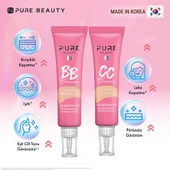 Pure Beauty, CC Krem, SPF50, PA++++, Natural - 30 ml, 2'li Set  (Yeni Ürün 4+) thumbnail 9