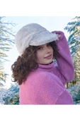 Özgüner Oyuncak Pabtex Sıcak Tutarken Stil Sahibi Olun: Peluş Kadın Kasket Şapka thumbnail 1