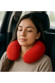 Pababo Pabtex Uçak Ve Araba Yolculukları Için U Şekilli Peluş Boyun Destek Yastığı thumbnail 3