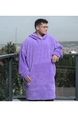 Özgüner Oyuncak Pabtex Welsoft Peluş Polar Giyilebilir Battaniye Pijama LİLA thumbnail 2