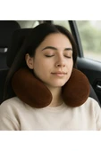 Pababo Pabtex Yumuşak Ergonomik Peluş Seyahat Boyun Yastığı Uçak, Araba ve Ofis Kullanımı İçin thumbnail 1