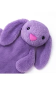 Ayıcı Oyuncak Pabtex Peluş Lila Tavşan Su Torbası Kılıfı – Sevimli Ve Fonksiyonel Kış Yardımcısı thumbnail 4