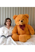 Özgüner Oyuncak Papyonlu Sevimli Büyük Peluş Ayıcık, 130 Cm - % 100 Yerli thumbnail 1