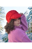 Özgüner Oyuncak Pabtex Sıcak Tutarken Stil Sahibi Olun: Peluş Kadın Kasket Şapka thumbnail 1