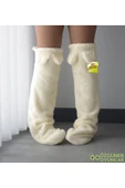 Ayıcı Oyuncak Pabtex Kulaklı Peluş Çorab Welsoft Diz Üstü Oda Çorabı Kışlık Uyku Çorabı Ayak Isıtıcı Uzun Çorap thumbnail 6