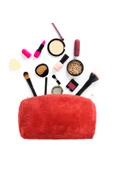 Özgüner Oyuncak Yumuşak Peluş Makyaj Çantası - Şık ve Kullanışlı Kadın Kozmetik Çantası thumbnail 4