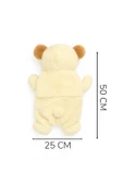 Ayıcı Oyuncak Pabtex Peluş Su Torbası Kılıfı – Köpek Şeklinde Sarılmalı Sevimli Tasarım thumbnail 5