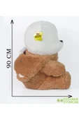 Özgüner Oyuncak Uykumcuk Gold Kapşonlu Peluş Ayı Sevgiliye Özel 90 Cm (%100 YERLİ) thumbnail 5