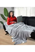 Ayıcı Oyuncak Pabtex Ponponlu 200*220 Cm Pelüş Tv Battaniyesi (%100 Yerli) thumbnail 1