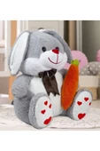 Ayıcı Oyuncak Pandamkee Sevimli 80 Cm Elinde Havuç Tutan Tavşan thumbnail 2