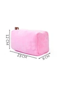 Harika Peluş Fabrikası Yumuşak Peluş Makyaj Çantası - Şık ve Kullanışlı Kadın Kozmetik Çantası thumbnail 6