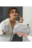 Pababo Yumuşak Peluş Makyaj Çantası - Şık ve Kullanışlı Kadın Kozmetik Çantası thumbnail 1