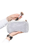 Pababo Yumuşak Peluş Makyaj Çantası - Şık ve Kullanışlı Kadın Kozmetik Çantası thumbnail 3