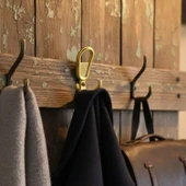 Yunus Gold Altın Askı Askılık Duvar Vidalı Çanta Elbise Asma Portmanto Vestiyer Banyo Mutfak Askısı thumbnail 2