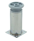 LUDIA Metal Ayarlanabilir 4 Adet Mobilya Ayağı Metal Tablalı 10cm thumbnail 3