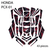 HONDA PCX-125 (2025) ile Uyumlu 43 Parça Tank Pad Seti GC40-K-S thumbnail 2