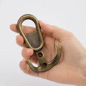 Yunus Antik Sarı Askı Askılık Duvar Vidalı Çanta Elbise Asma Portmanto Vestiyer Banyo Mutfak Askısı thumbnail 7