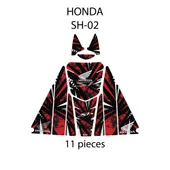 Honda SH-125 ( 2024 ) ile Uyumlu 11 Parça Tank Pad Seti GC21-2 thumbnail 1