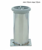 LUDIA Metal Ayarlanabilir 4 Adet Mobilya Ayağı Metal Tablalı 10cm thumbnail 5