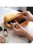 Pababo Yumuşak Peluş Makyaj Çantası - Şık ve Kullanışlı Kadın Kozmetik Çantası thumbnail 2