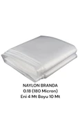 Naksan Kalın Naylon Branda Kurban Kesim Naylonu Bahçe Sera Naylonu 4x10 Eni 4 Mt Boyu 10 Mt thumbnail 1