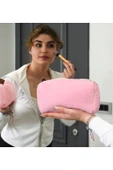 Harika Peluş Fabrikası Yumuşak Peluş Makyaj Çantası - Şık ve Kullanışlı Kadın Kozmetik Çantası thumbnail 1