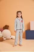 Pjs 28065 Çocuk Düğmeli Pijama Takım thumbnail 3