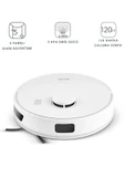 Homend Alex Laser 1291h Moplu Ve Haritalamalı Akıllı 5 Kpa Robot Süpürge Beyaz thumbnail 2