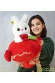Harika Peluş Fabrikası Sevimli Peluş Tavşanla Sevgi Buketi – Aşkınızı Tatlı Bir Şekilde İfade Edin thumbnail 4