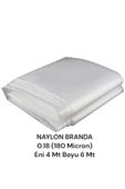 Naksan Kalın Naylon Branda Kurban Kesim Naylonu Bahçe Sera Naylonu 4x6 Eni 4 Mt Boyu 6 Mt thumbnail 1