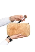 Pababo Yumuşak Peluş Makyaj Çantası - Şık ve Kullanışlı Kadın Kozmetik Çantası thumbnail 3
