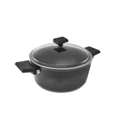 KARACA SWISS CRYSTAL 24 CM DERİN TENCERE BLACK thumbnail 2