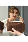 Pababo Yumuşak Peluş Makyaj Çantası - Şık ve Kullanışlı Kadın Kozmetik Çantası thumbnail 1
