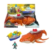 Imaginext Jurassic World Rebirth Aquachomp Chase Mosasaurus JFR23 Lİsanslı Ürün thumbnail 1
