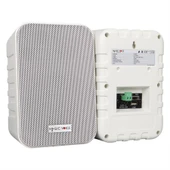 Magicvoice F-LHY4A 4 İnç 10 Cm Hat Trafolu Duvar Tipi Sütun Okul Cami Hoparlör 10W RMS 150W Peak MP3 USB Uyumlu Çiftli Takım Set thumbnail 1