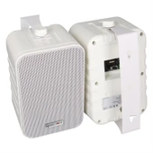 Magicvoice F-LHY4A 4 İnç 10 Cm Hat Trafolu Duvar Tipi Sütun Okul Cami Hoparlör 10W RMS 150W Peak MP3 USB Uyumlu Çiftli Takım Set thumbnail 2