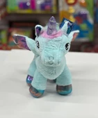 Oyuncak Peluş Kanatlı Unicorn Tek Boynuzlu At Mint Su Yeşili 30 CM thumbnail 3