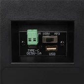 Magicvoice F-LHY4A 4 İnç 10 Cm Hat Trafolu Duvar Tipi Sütun Okul Cami Hoparlör 10W RMS 150W Peak MP3 USB Uyumlu Çiftli Takım Set thumbnail 4