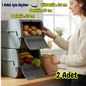 Technow Motek MT-40 S-Box 8 Litre Çok Amaçlı Organizer Düzenleyici Antrasit  2 Adet thumbnail 1