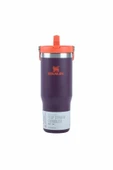 Stanley Classic IceFlow™ Flip Straw Tumbler Plum Eu Pipetli Termos | 0.89L / 30Oz Mor 10-09993-538 thumbnail 4
