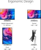 Asus ProArt PA279CV 27" 5 ms 4K Pivot IPS 60 Hz Monitör thumbnail 3