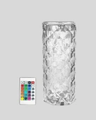 Kristal RGB LED Masa Lambası – Renkli Kumandalı Işık, Dekoratif ve Enerji Tasarruflu thumbnail 2