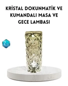 Kristal RGB LED Masa Lambası – Renkli Kumandalı Işık, Dekoratif ve Enerji Tasarruflu thumbnail 1