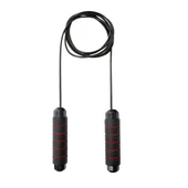 Zerogym Jp04 Rulmanlı  Atlama İpi Siyah Kırmızı thumbnail 1